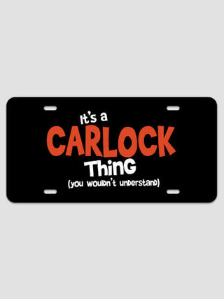 You Wouldn't Understand : License Plates