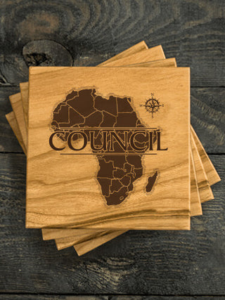 African Heritage : Coasters - Engraved
