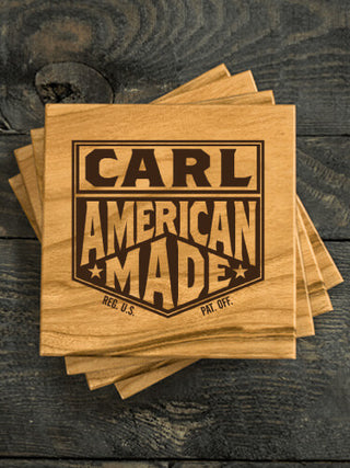 American Made : Coasters - Engraved