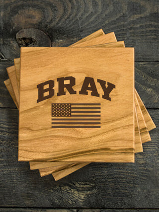 American Varsity : Coasters - Engraved