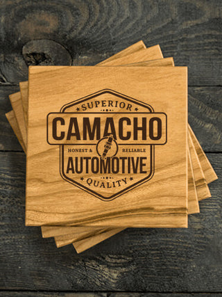 Automotive : Coasters - Engraved