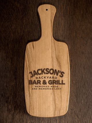Backyard Bar and Grill : Cheese Boards - Engraved