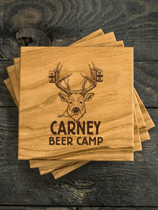 Beer Camp : Coasters - Engraved