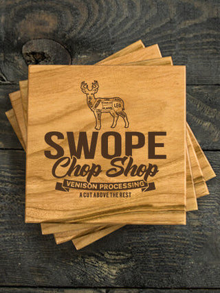 Chop Shop : Coasters - Engraved