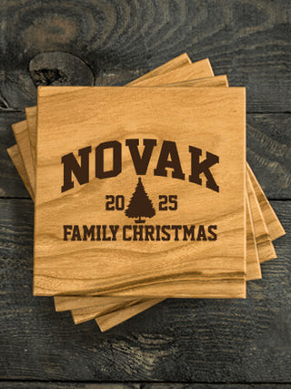 Christmas Varsity : Coasters - Engraved