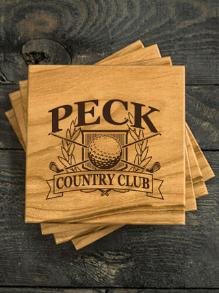 Classic Country Club : Coasters - Engraved