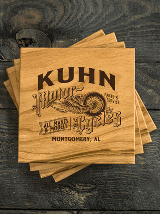 Classic Motorcycles : Coasters - Engraved