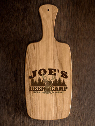 Deer Camp : Cheese Boards - Engraved