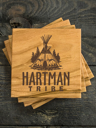 Family Tribe : Coasters - Engraved