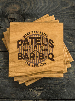Few Have Died BBQ : Coasters - Engraved