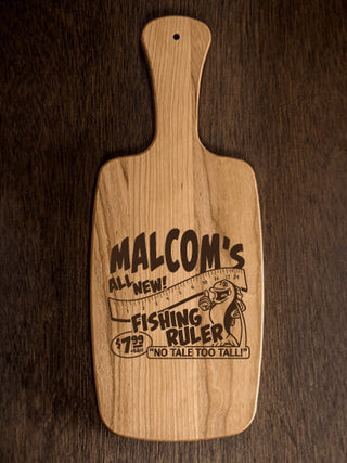 Fishing Ruler : Cheese Boards - Engraved