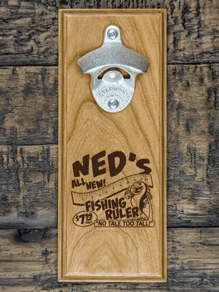 Fishing Ruler : Bottle Openers - Engraved