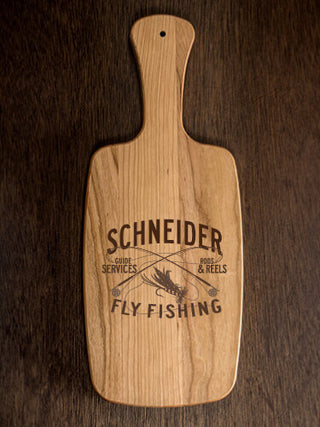 Fly Fishing Guide : Cheese Boards - Engraved