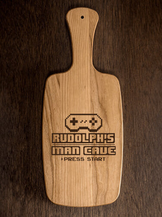 Gamer Man Cave : Cheese Boards - Engraved
