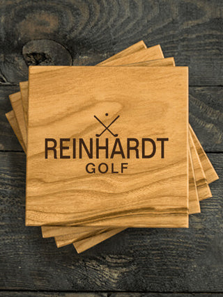Golf : Coasters - Engraved