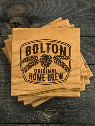 Home Brew : Coasters - Engraved