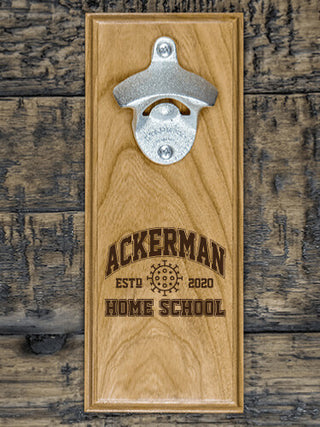 Homeschool 2020 : Bottle Openers - Engraved