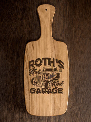 Hot Rod Garage BP : Cheese Boards - Engraved