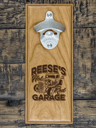 Hot Rod Garage BP : Bottle Openers - Engraved