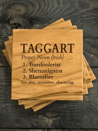 Irish Definition : Coasters - Engraved