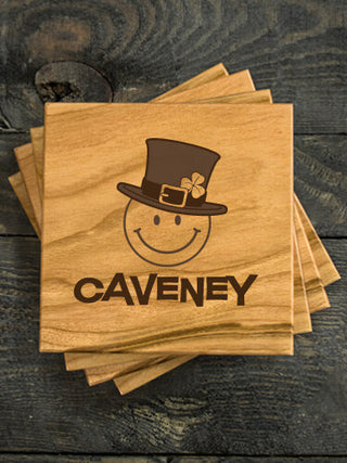 Irish Smiley : Coasters - Engraved