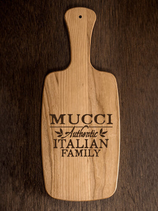 Italian Family : Cheese Boards - Engraved