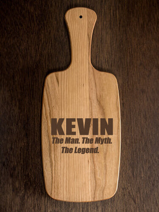 Man Myth Legend : Cheese Boards - Engraved