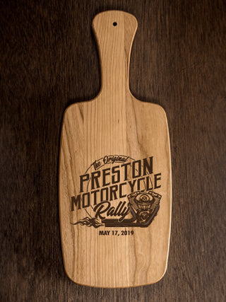 Motorcycle Rally : Cheese Boards - Engraved