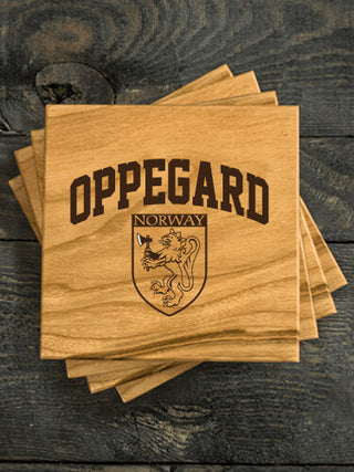 Norwegian Shield : Coasters - Engraved