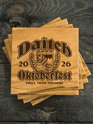 Oktoberfest : Coasters - Engraved