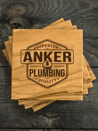 Plumbing : Coasters - Engraved