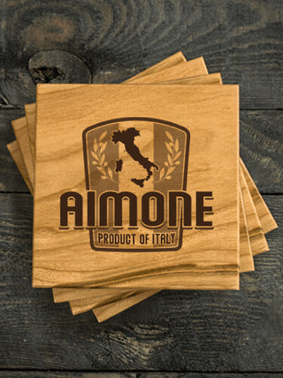 Product Of Italy : Coasters - Engraved