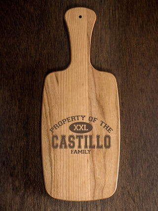 Property of Family : Cheese Boards - Engraved