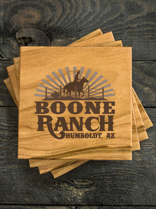 Ranch : Coasters - Engraved