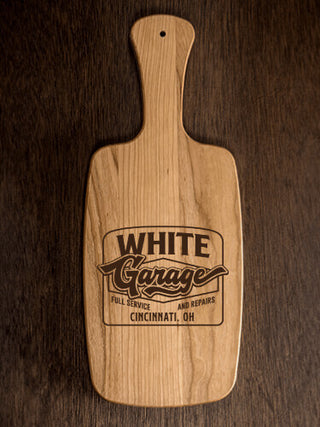 Retro Garage : Cheese Boards - Engraved