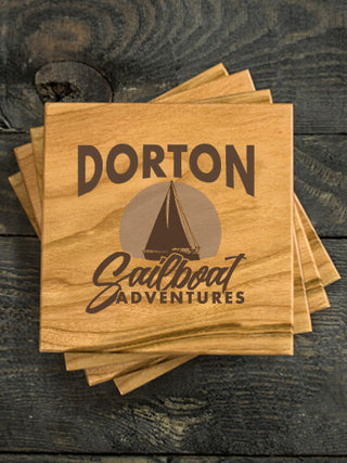 Sailboat Adventures : Coasters - Engraved