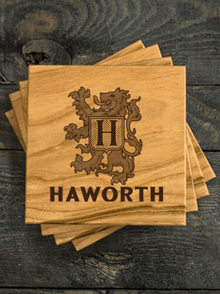 Scottish Monogram : Coasters - Engraved