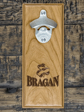Shamrock Flag : Bottle Openers - Engraved