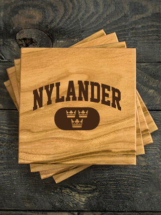 Swedish Varsity : Coasters - Engraved