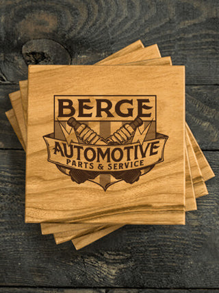 Vintage Automotive : Coasters - Engraved
