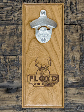 Whitetails : Bottle Openers - Engraved