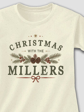 Christmas With : Adult Ladies Fitted T-Shirt
