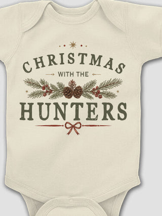 Christmas With : Printed Baby Bodysuits