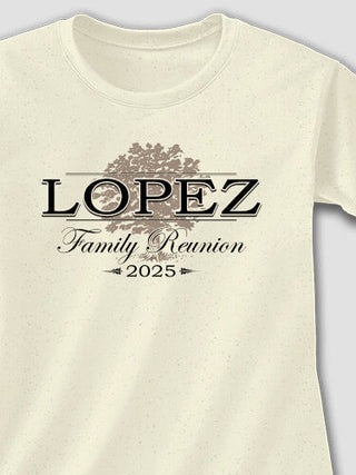 Classic Family Reunion : Adult Ladies Fitted T-Shirt