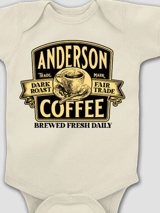 Coffee : Printed Baby Bodysuits