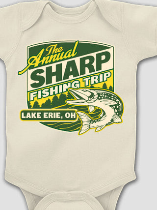 Fishing Trip : Printed Baby Bodysuits
