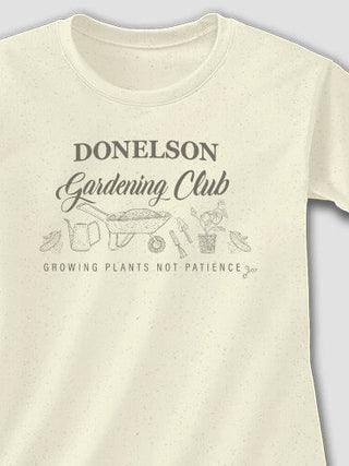 Gardening Club : Adult Ladies Fitted T-Shirt