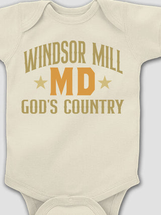 God's Country : Printed Baby Bodysuits
