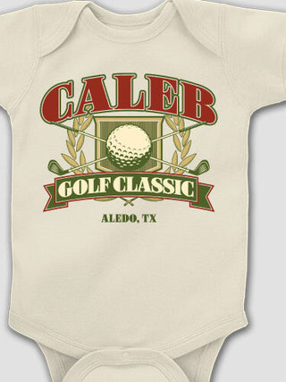 Golf Classic : Printed Baby Bodysuits