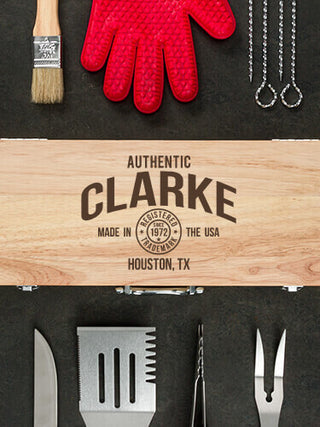 Authentic Brand : 10 Piece BBQ Set